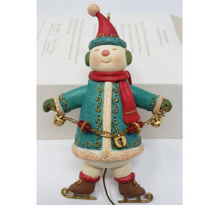 Hallmark Keepsake Christmas Ornament Snowman Yuletide Treasure - 2008